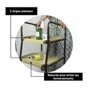 Desserte de table roulante