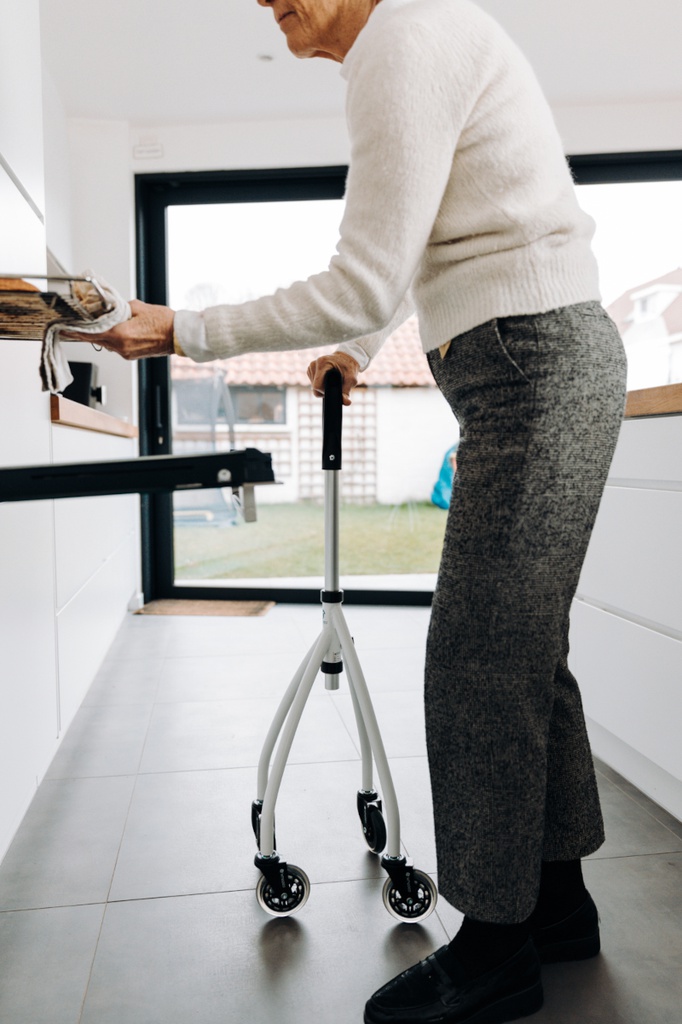 Wheeleo® déambulateur à une main