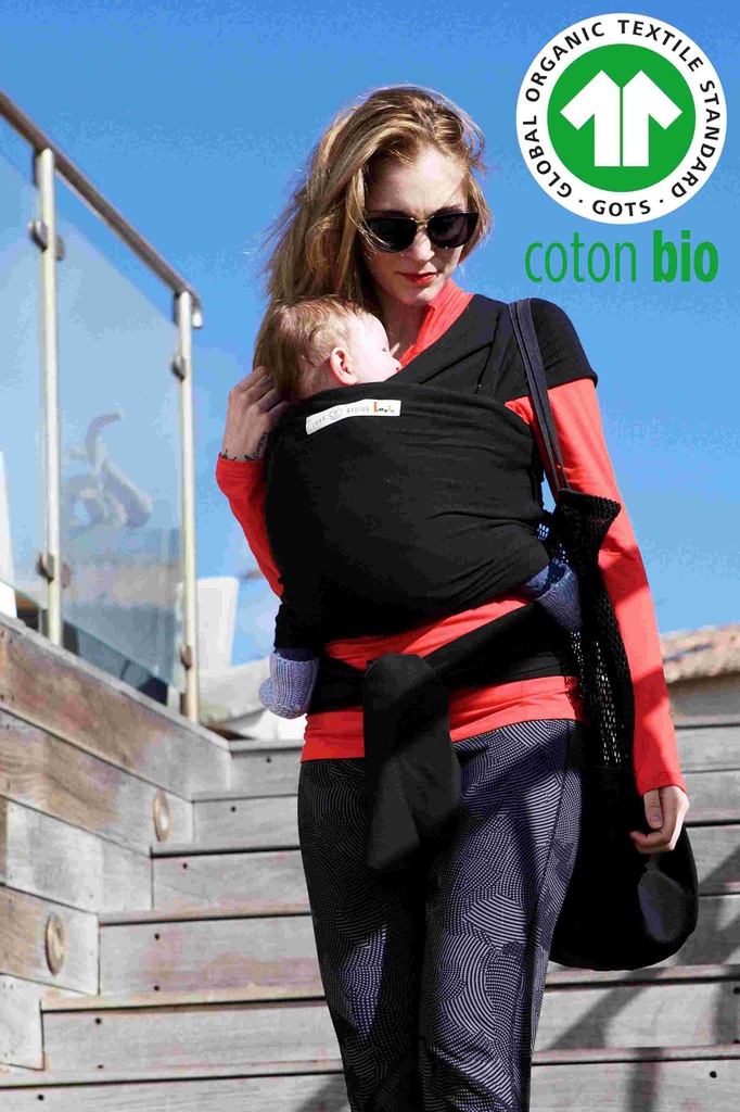 Cadeau naissance - Écharpe de portage BASIC en fibres bio – Love Radius