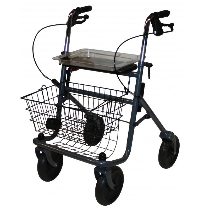 Rollator 4 roues pliant