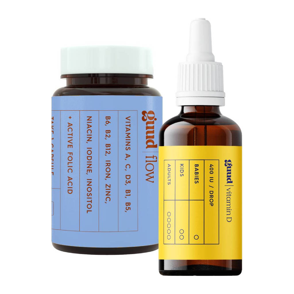 Guud - Pack Post-partum (Flow + Vitamines D)